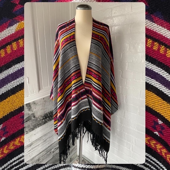 Shawl -retro bohemian pattern - Picture 1 of 6